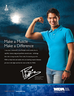 Booboo Stewart: Makes a Muscle, Make a Difference