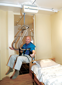 Man using a lift