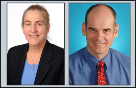 Margaret Zacharin (DMD): Photo of Margaret Zacharin (left) and Craig Munns (right).