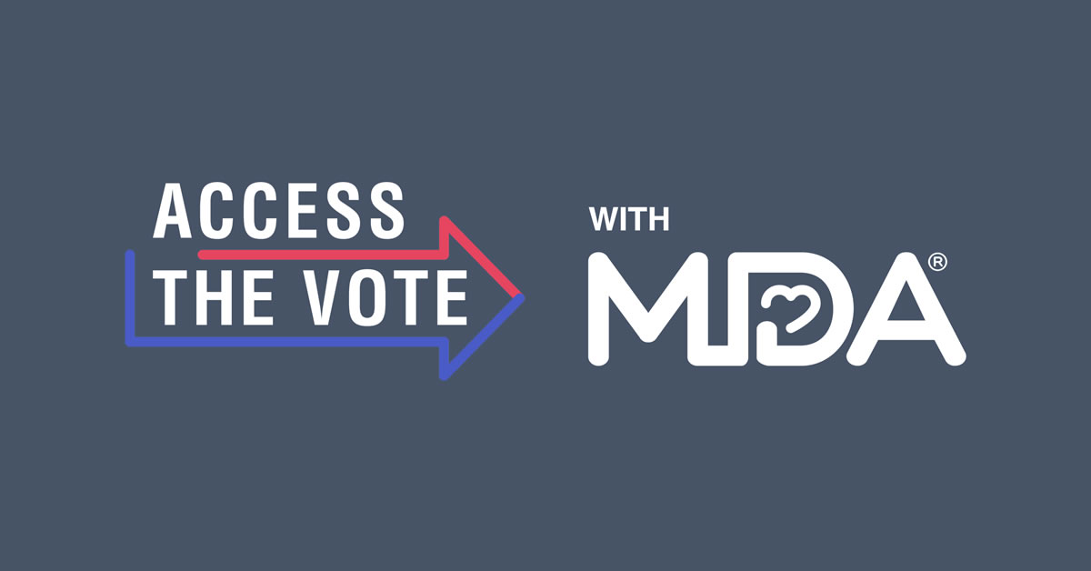 Image of Access the Vote logo and MDA logo.