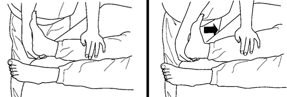 Illustration of an exercise for the ankles