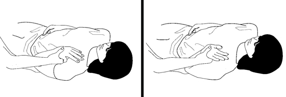 Illustration of an exercise for the elbow