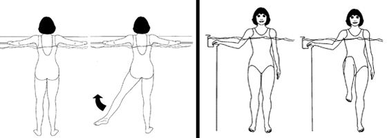 Illustration of acquatic exercises
