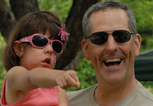 Jeff Vittek with his daughter