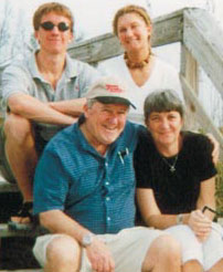 Judy Walsh (lower right) and family.