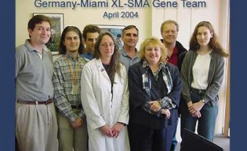 Lisa Baumbach (SMA): Baumbach (front, right) with the other members of the lab team.