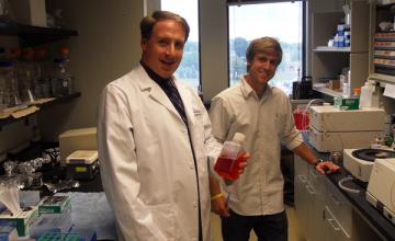 Kenneth Hensley (ALS) and colleague