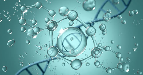 Image of a water molecule